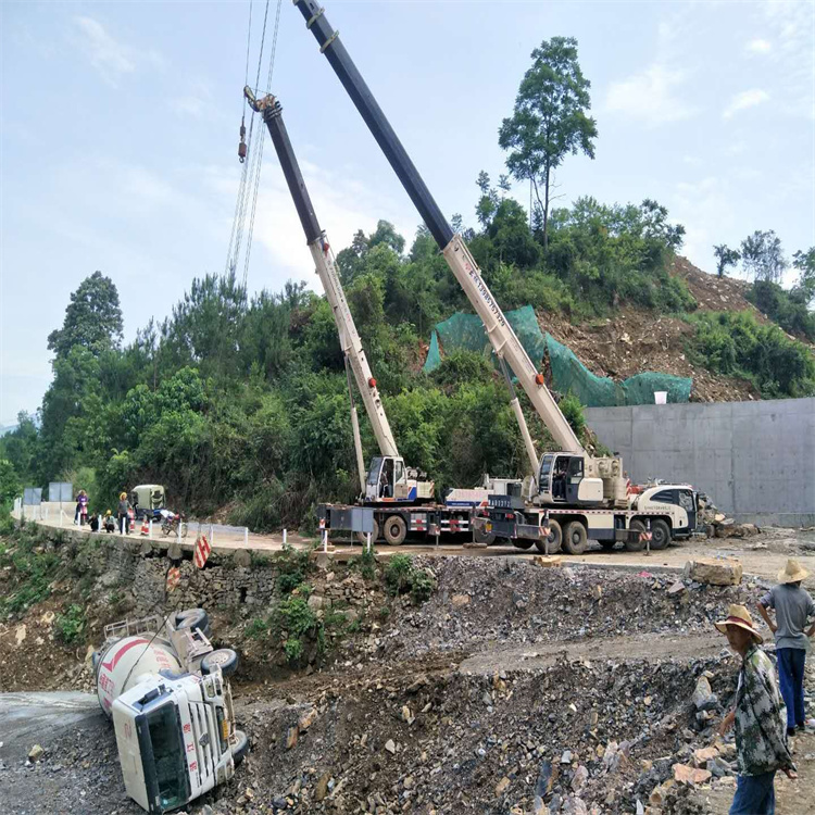 清远清远24小时应急道路救援吊装吊装现场实拍